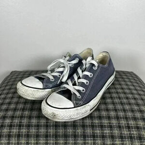 Converse Chuck Taylor All‎ Star Low Top Navy Blue Canvas Sneakers Shoes Size 6